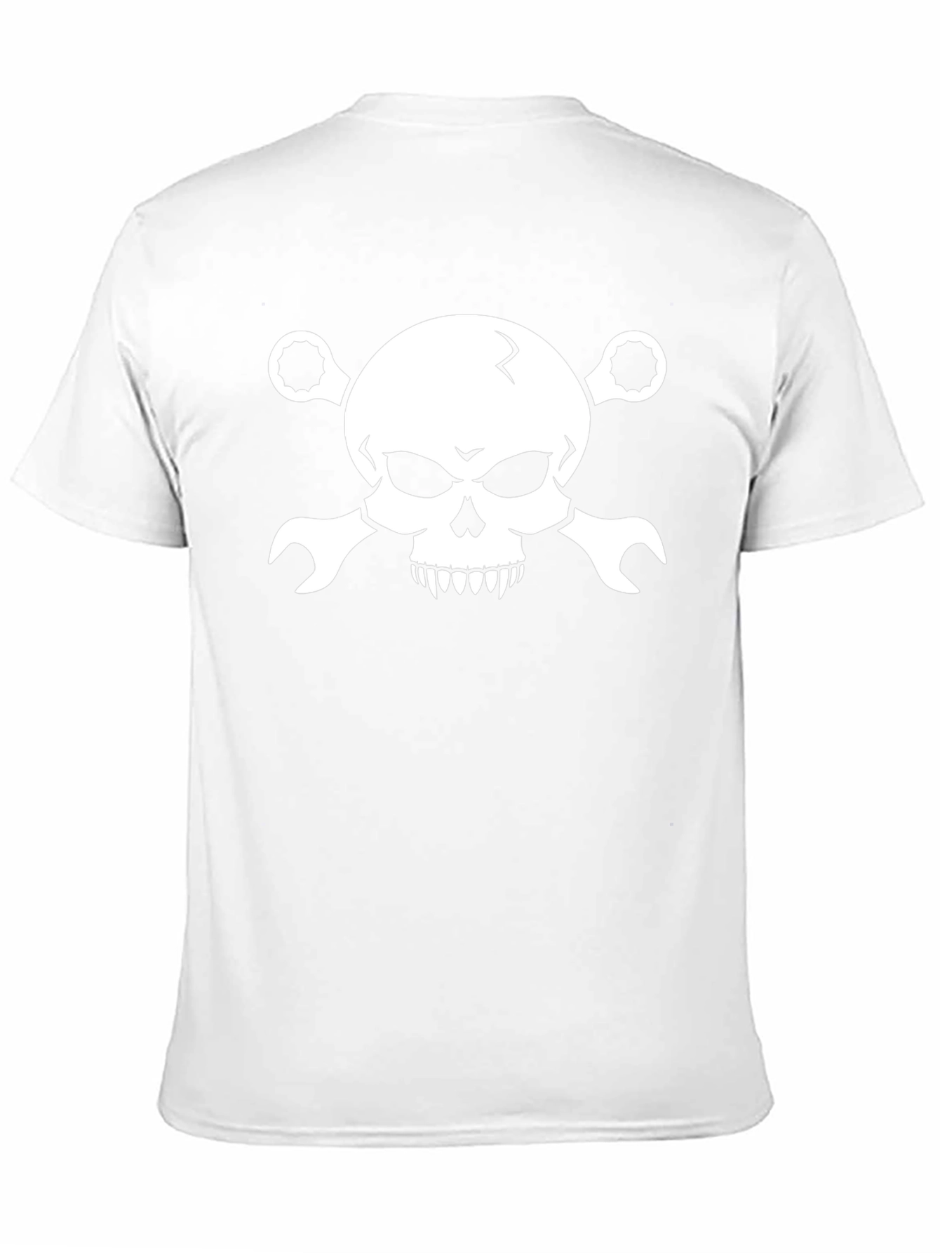 Skull & Wrenches Black T-Shirt - Mechanic Tee
