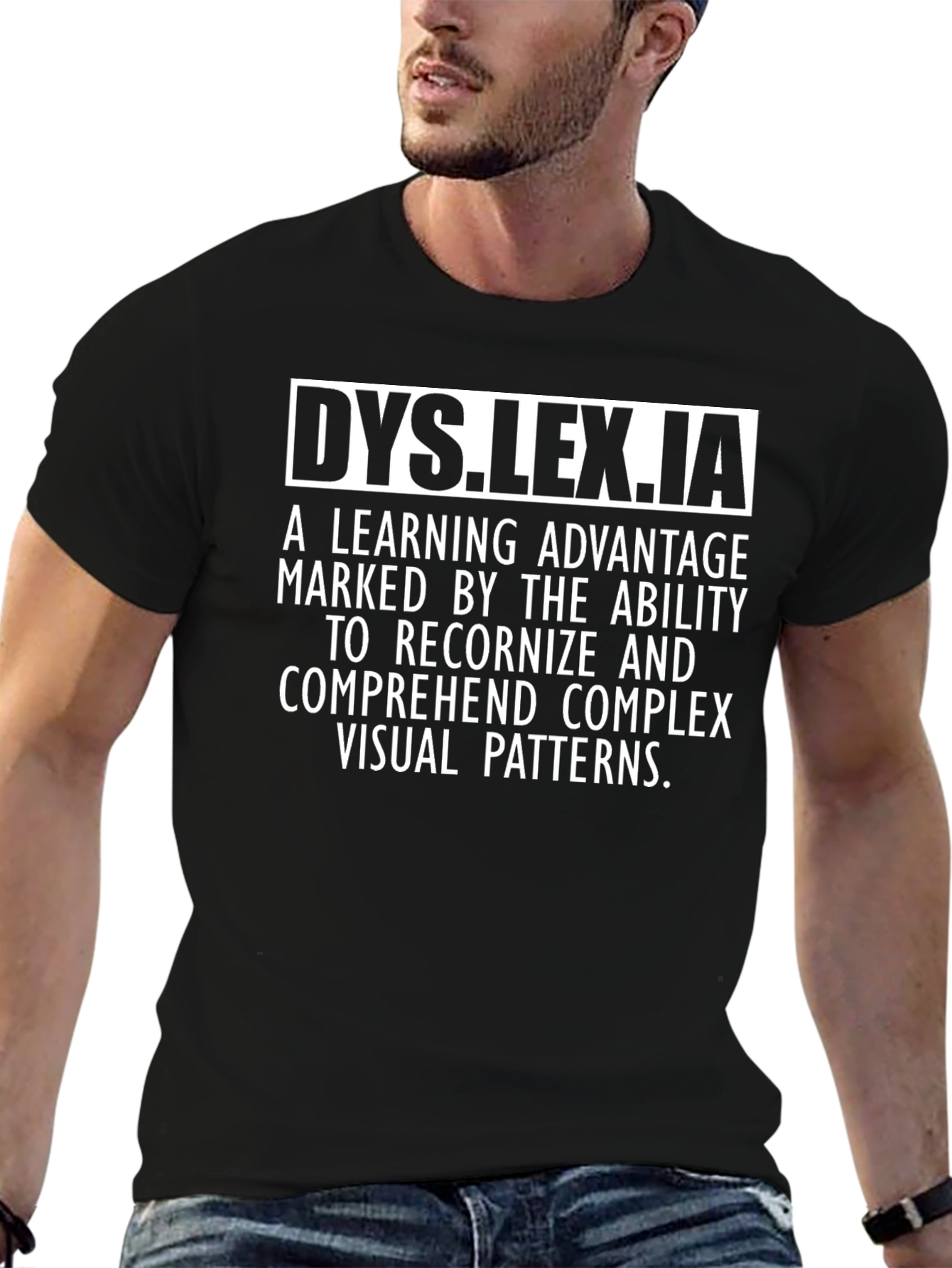 Dyslexia Awareness Graphic T-Shirt
