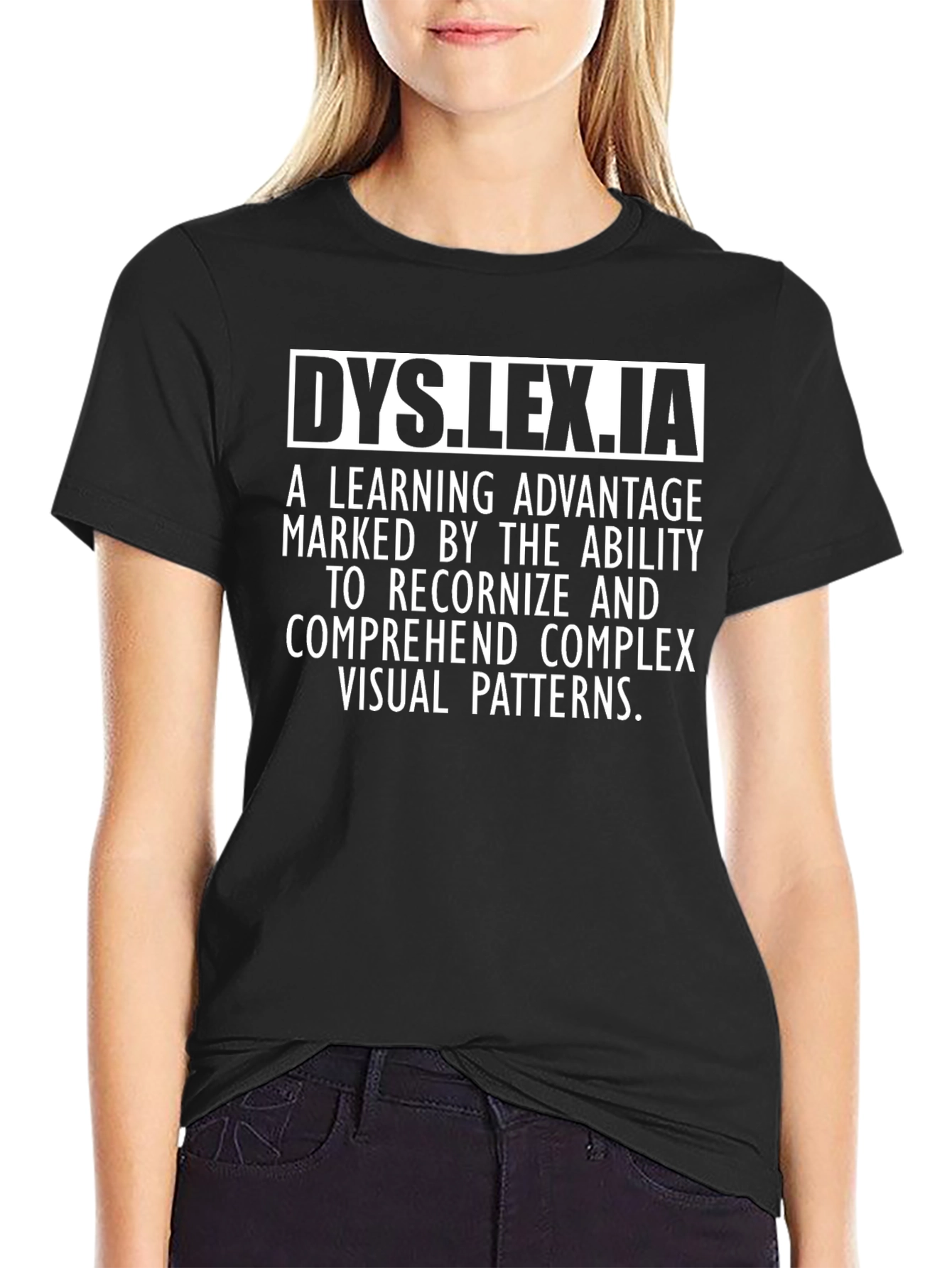 Dyslexia Awareness Graphic T-Shirt