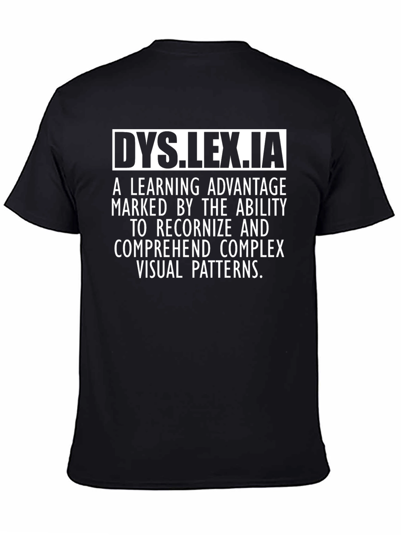 Dyslexia Awareness Graphic T-Shirt
