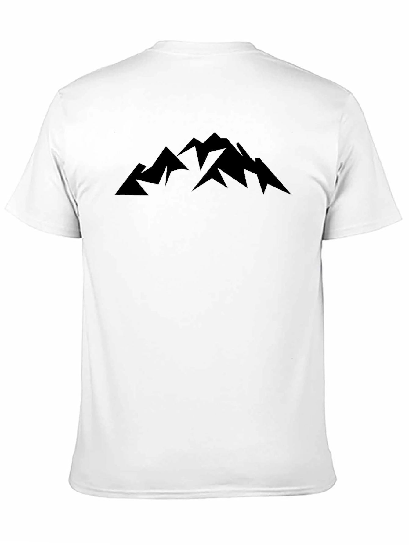 Mountain Peak Graphic Tee - Black Unisex Shirt