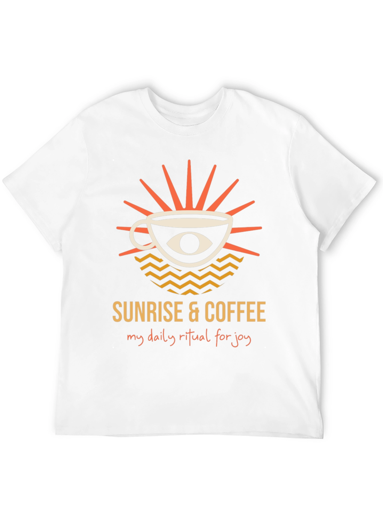 Sunrise & Coffee Graphic Tee - Daily Ritual Joy
