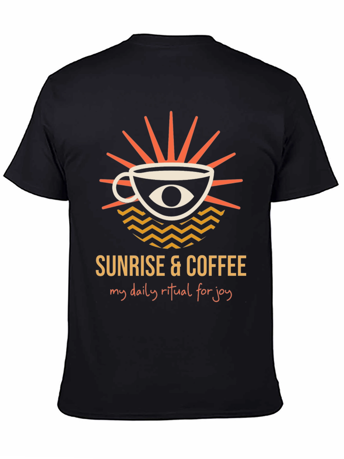 Sunrise & Coffee Graphic Tee - Daily Ritual Joy