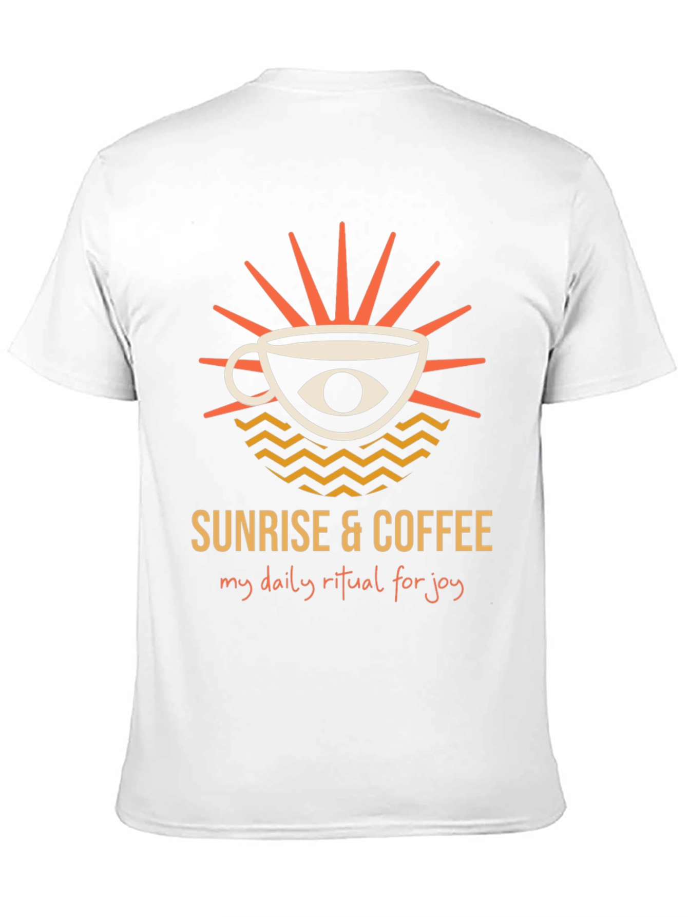 Sunrise & Coffee Graphic Tee - Daily Ritual Joy