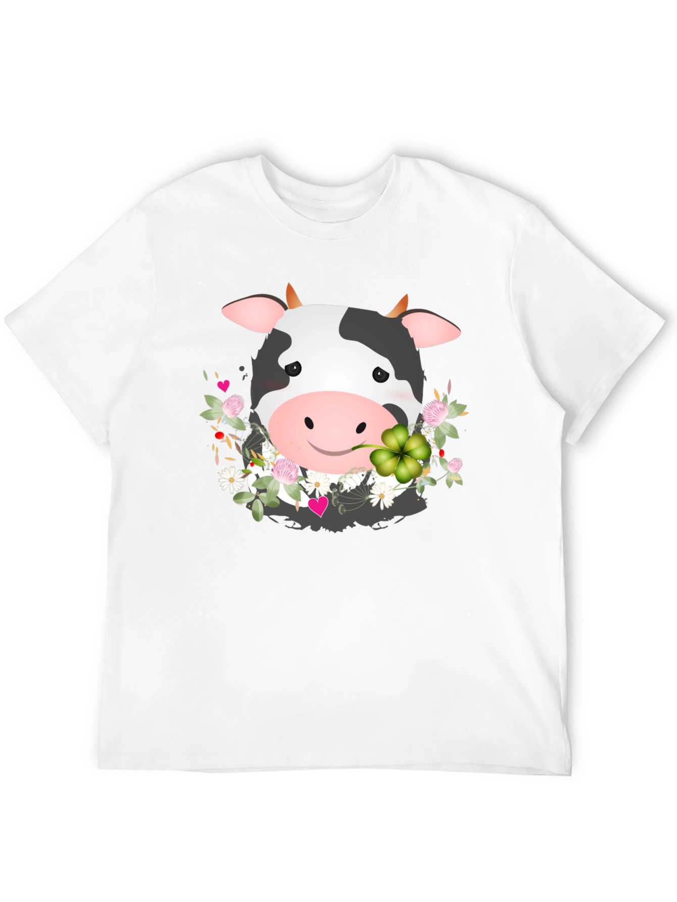 Cow and Clover Graphic Tee