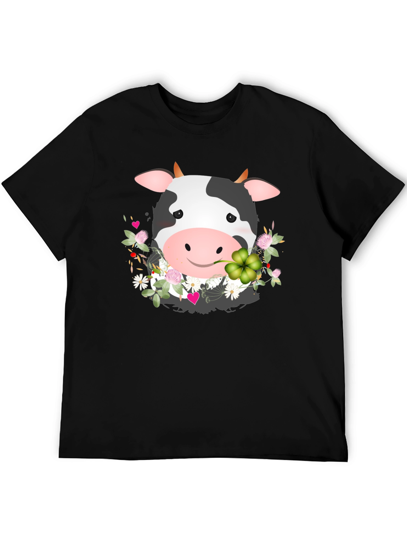 Cow and Clover Graphic Tee