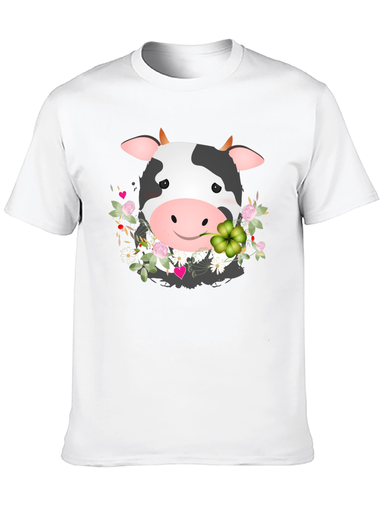 Cow and Clover Graphic Tee