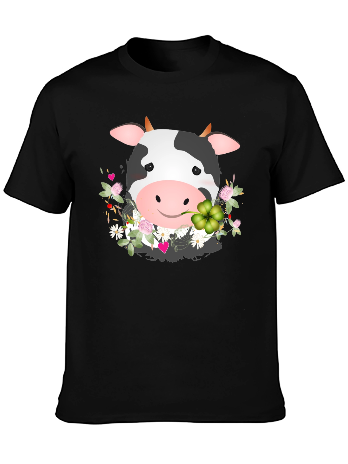 Cow and Clover Graphic Tee