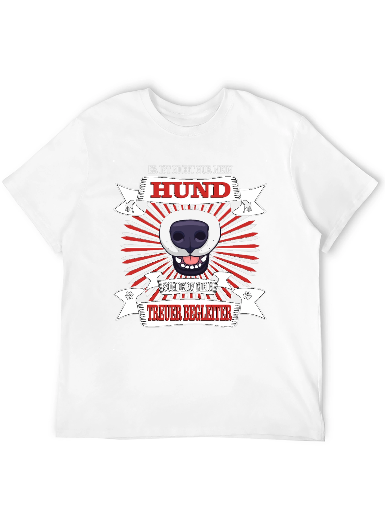 Mens Dog Lover T-Shirt - Loyal Companion Design
