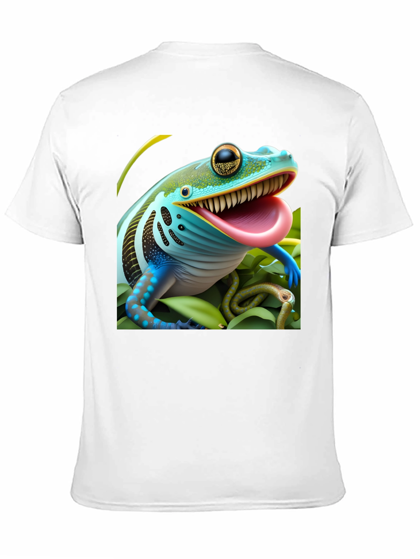 Frog & Snake Graphic Tee - Unique Design