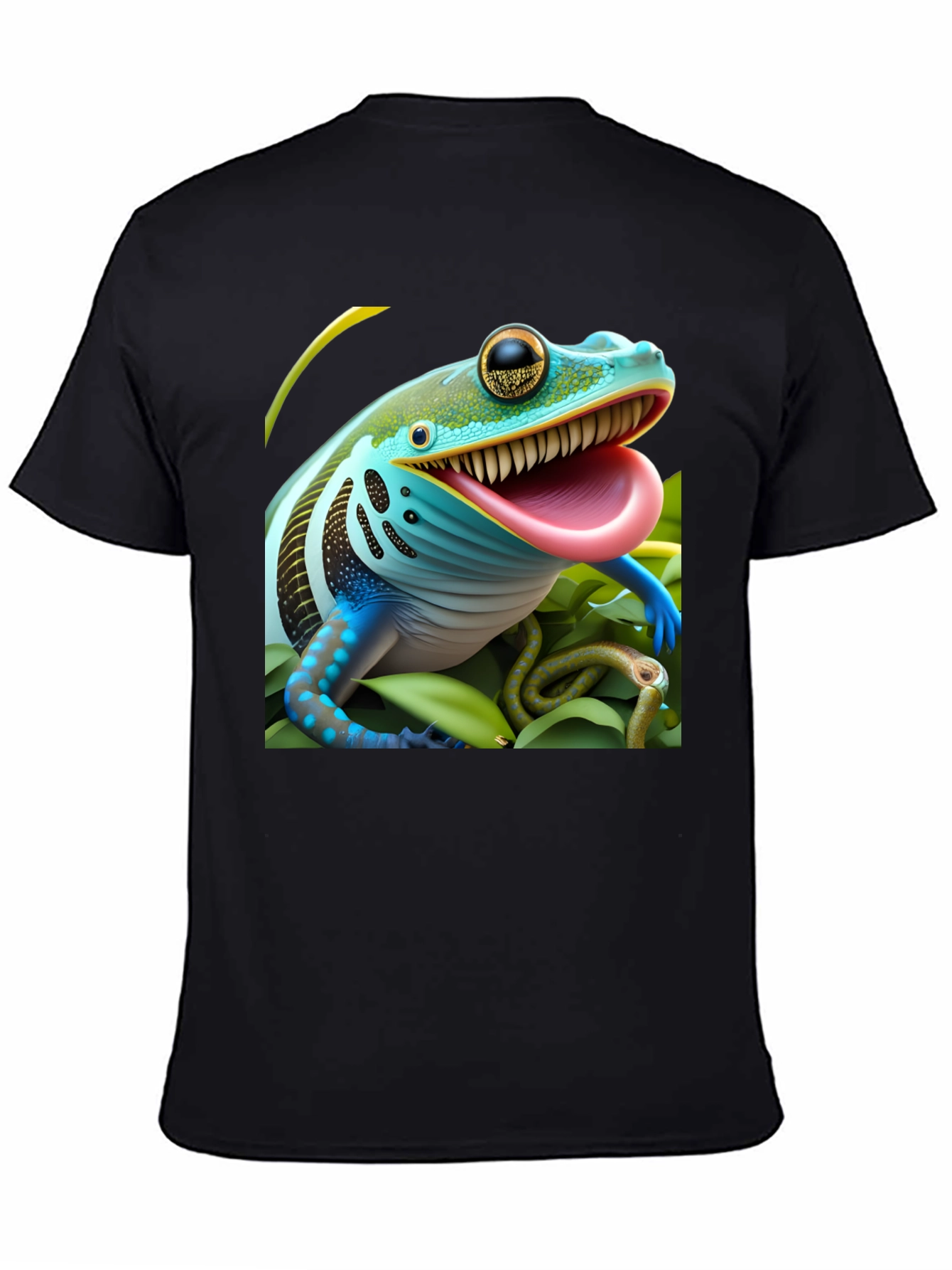 Frog & Snake Graphic Tee - Unique Design