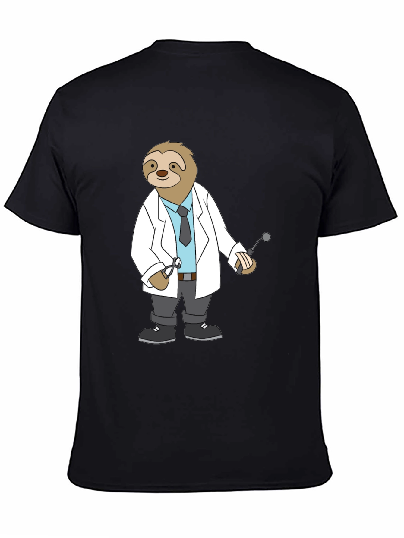 Sloth Doctor T-Shirt - Cute Cartoon Dentist Tee