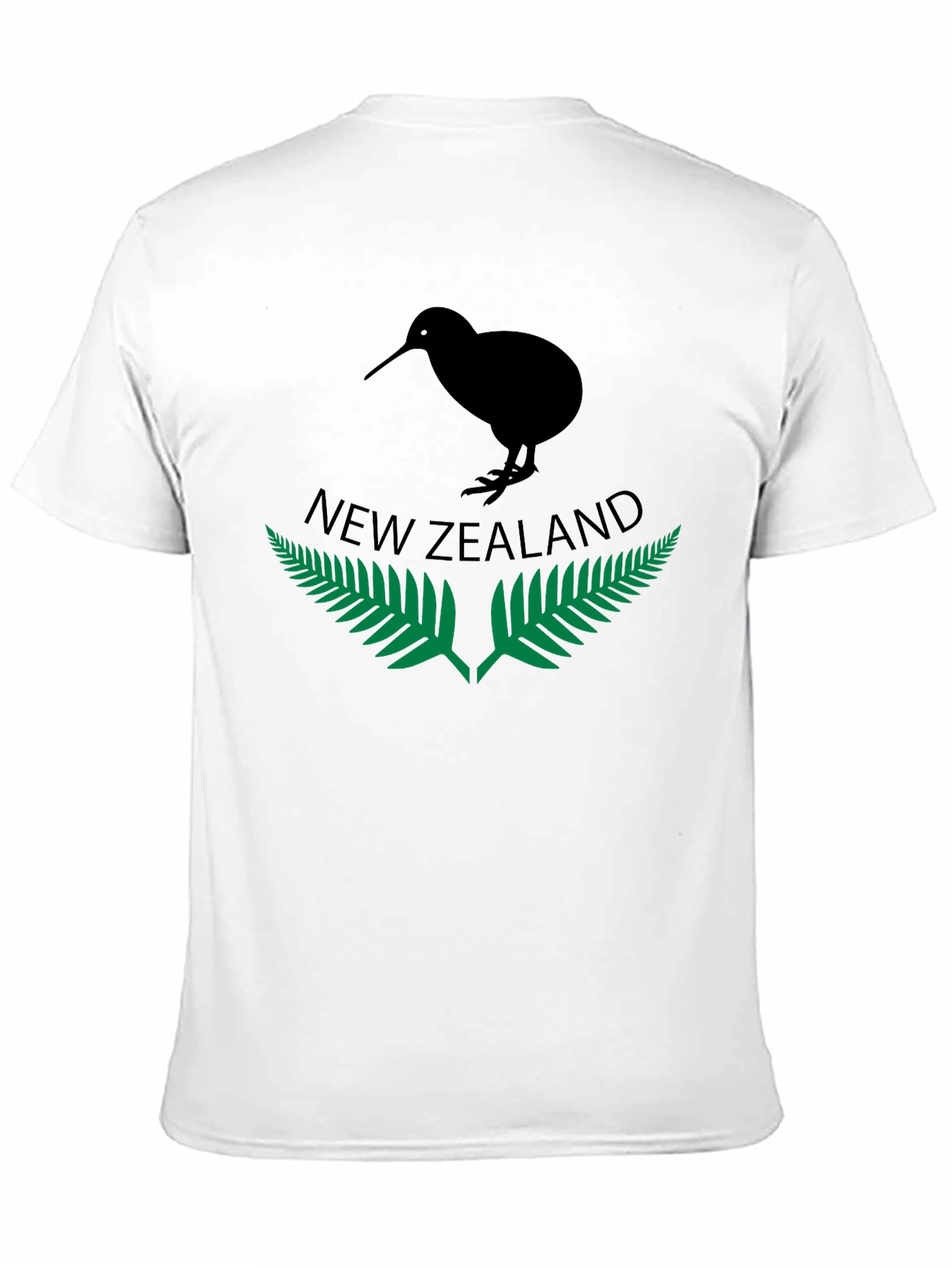 New Zealand Kiwi Bird T-Shirt Black