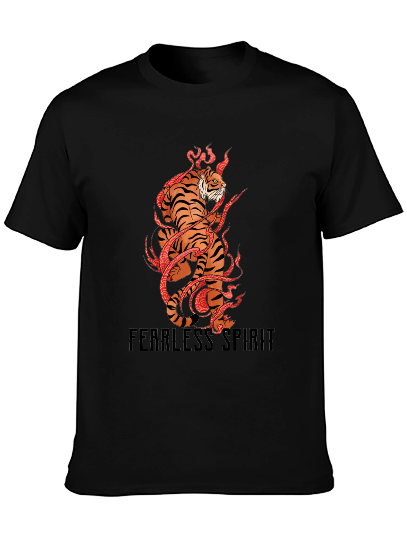 Fearless Spirit Tiger Graphic Tee