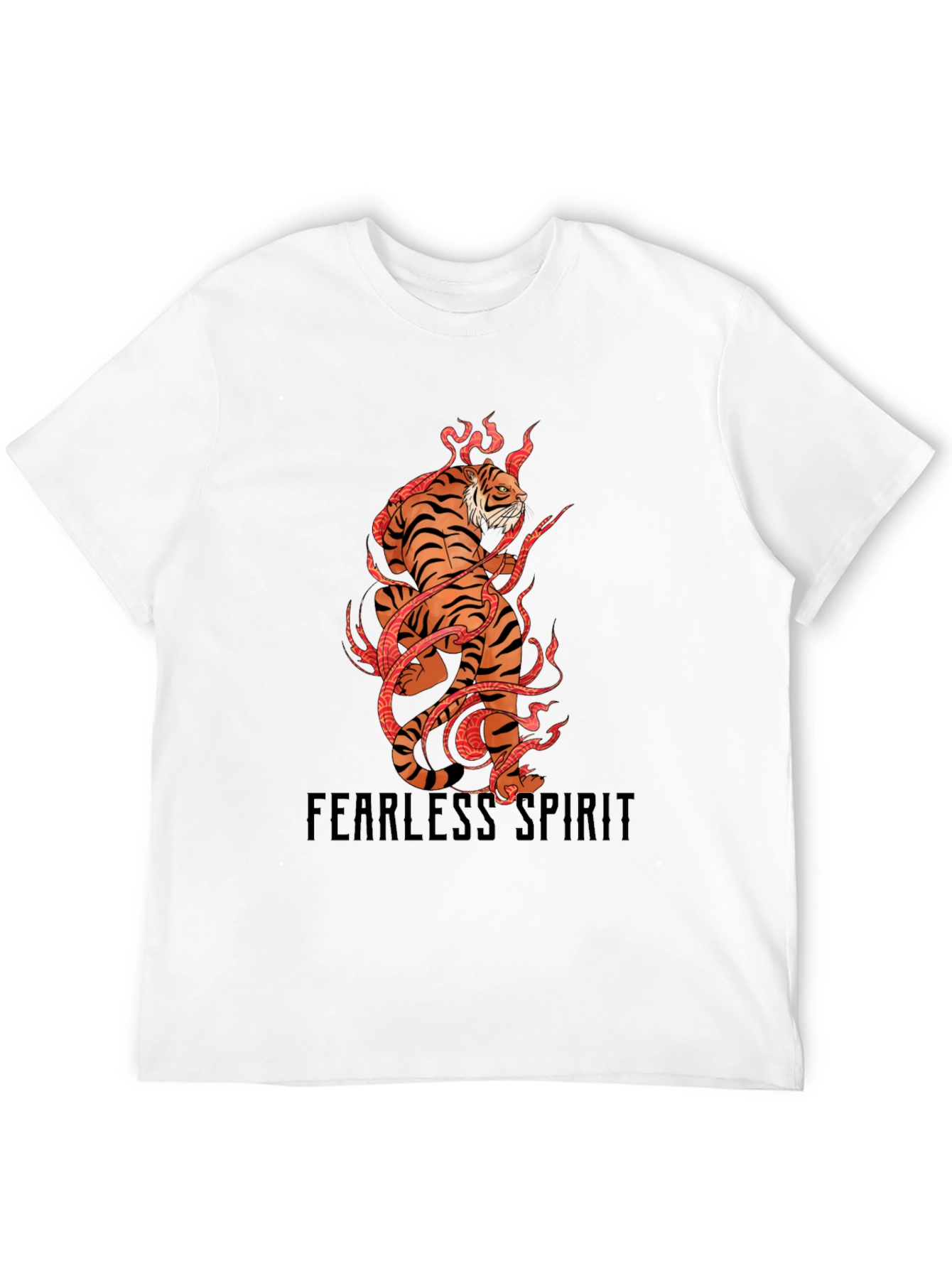 Fearless Spirit Tiger Graphic Tee
