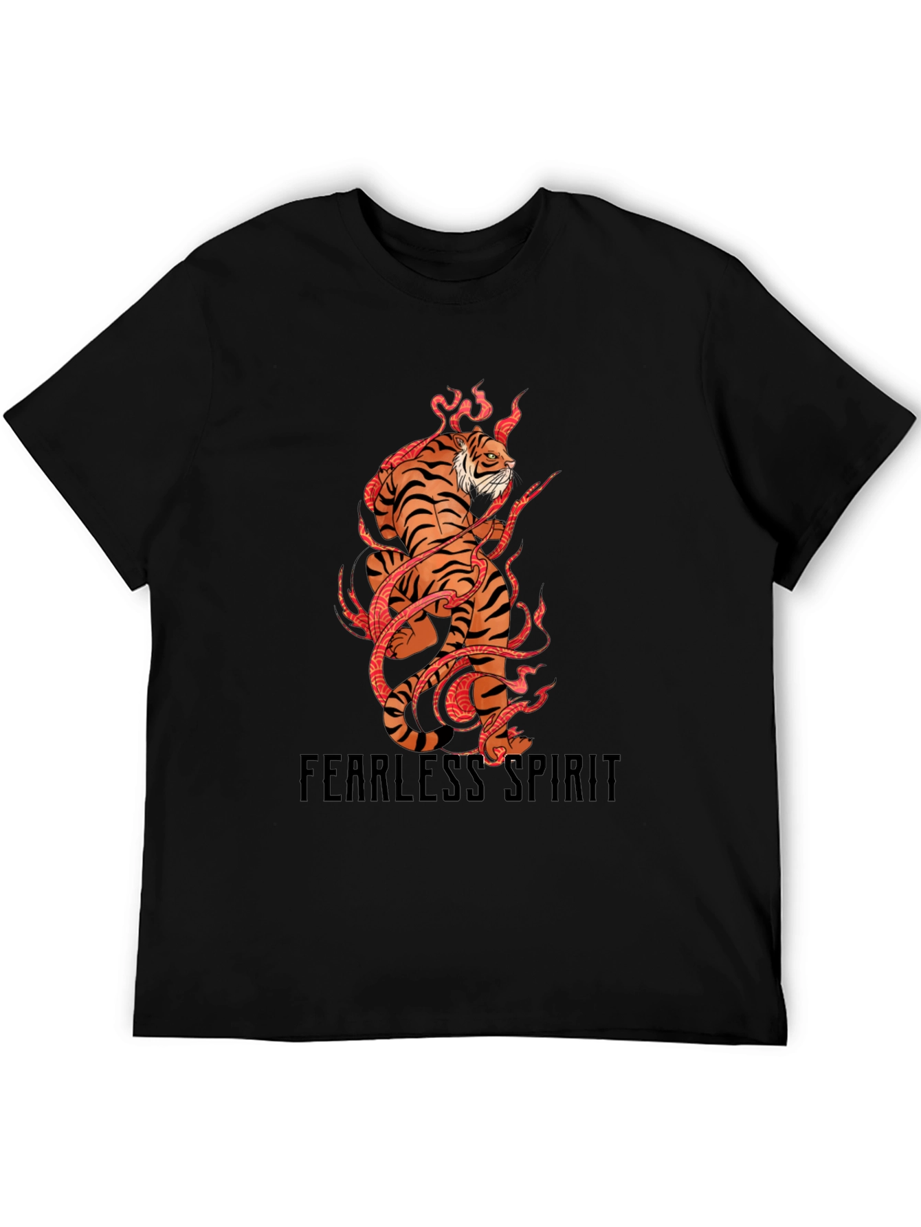 Fearless Spirit Tiger Graphic Tee