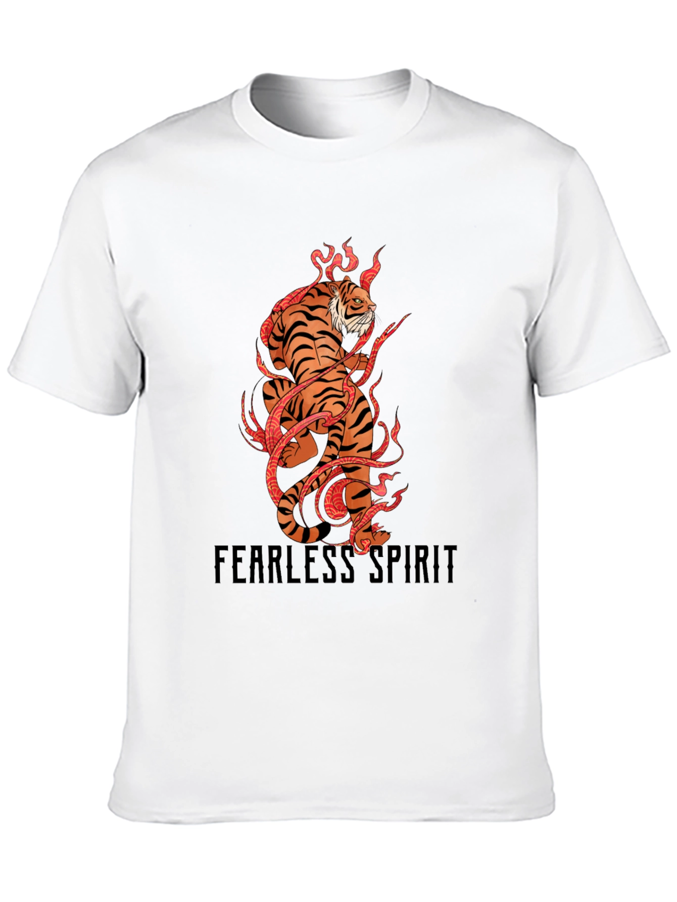 Fearless Spirit Tiger Graphic Tee