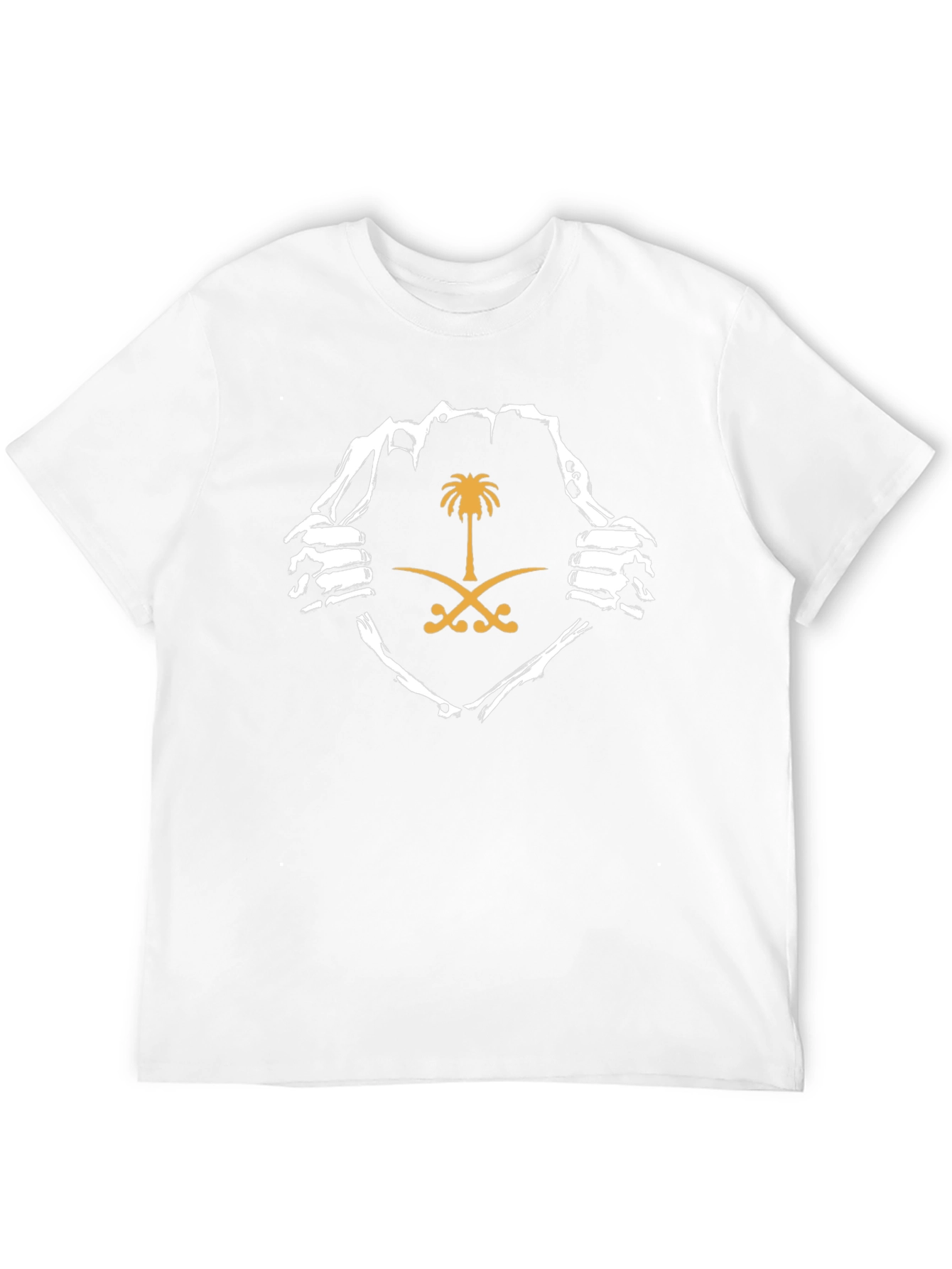 Saudi Arabia Flag Black T-Shirt