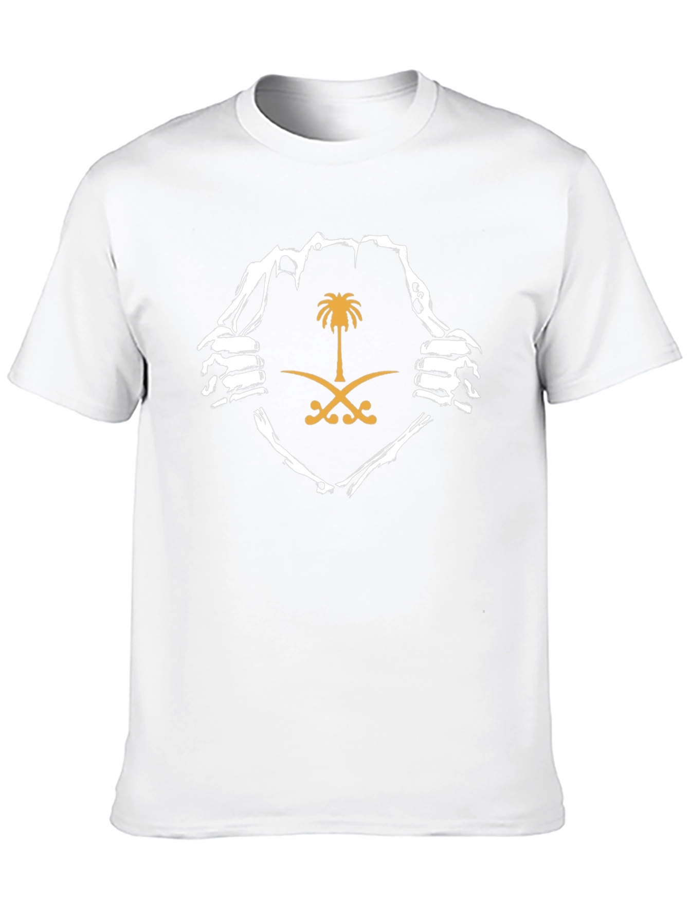 Saudi Arabia Flag Black T-Shirt