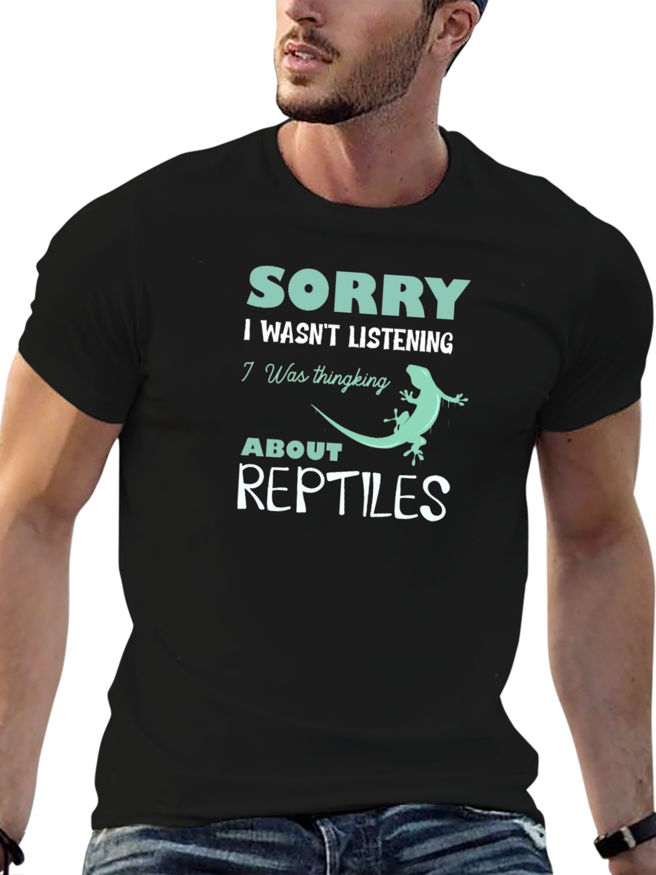 Sorry Reptiles T-Shirt: Funny Reptile Lover Tee