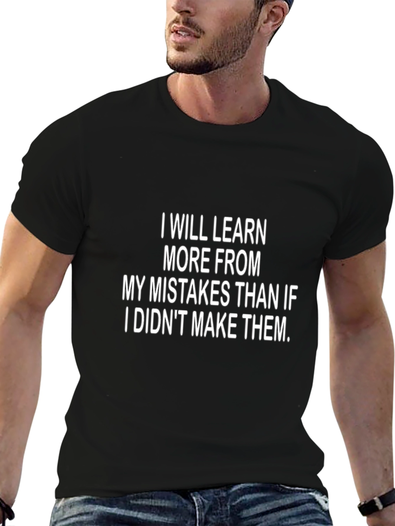 Mistake Wisdom Graphic Tee - Learn From Mistakes