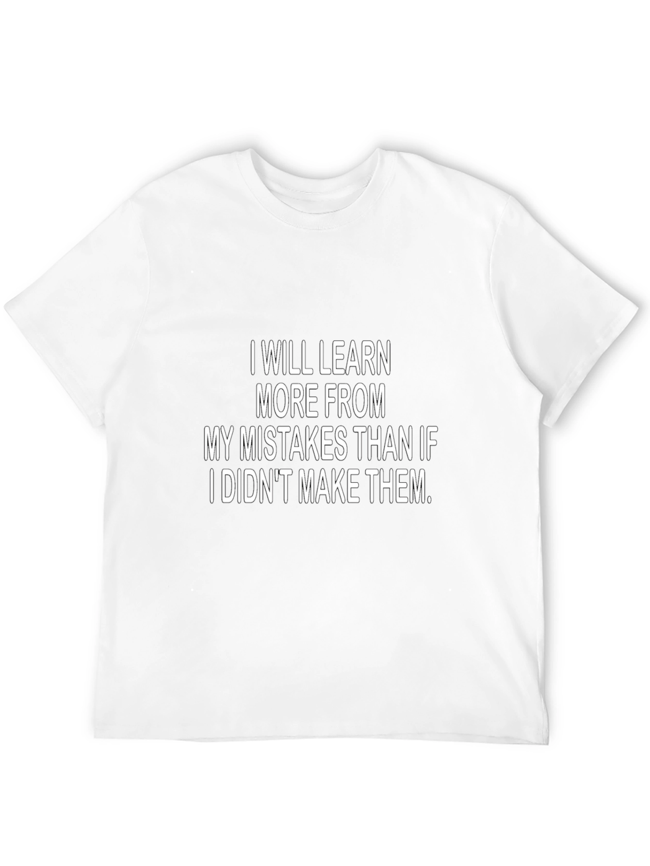 Mistake Wisdom Graphic Tee - Learn From Mistakes