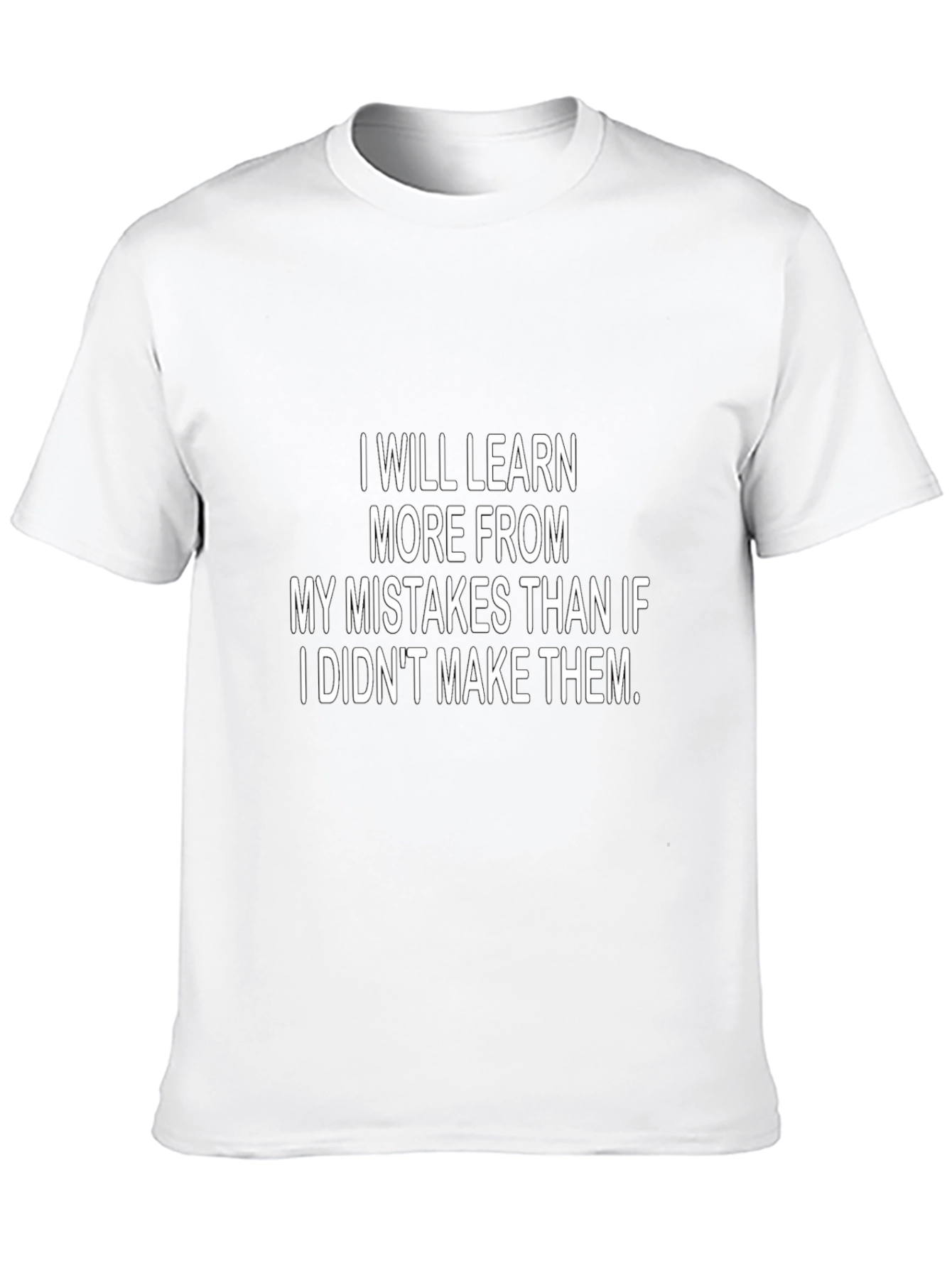 Mistake Wisdom Graphic Tee - Learn From Mistakes