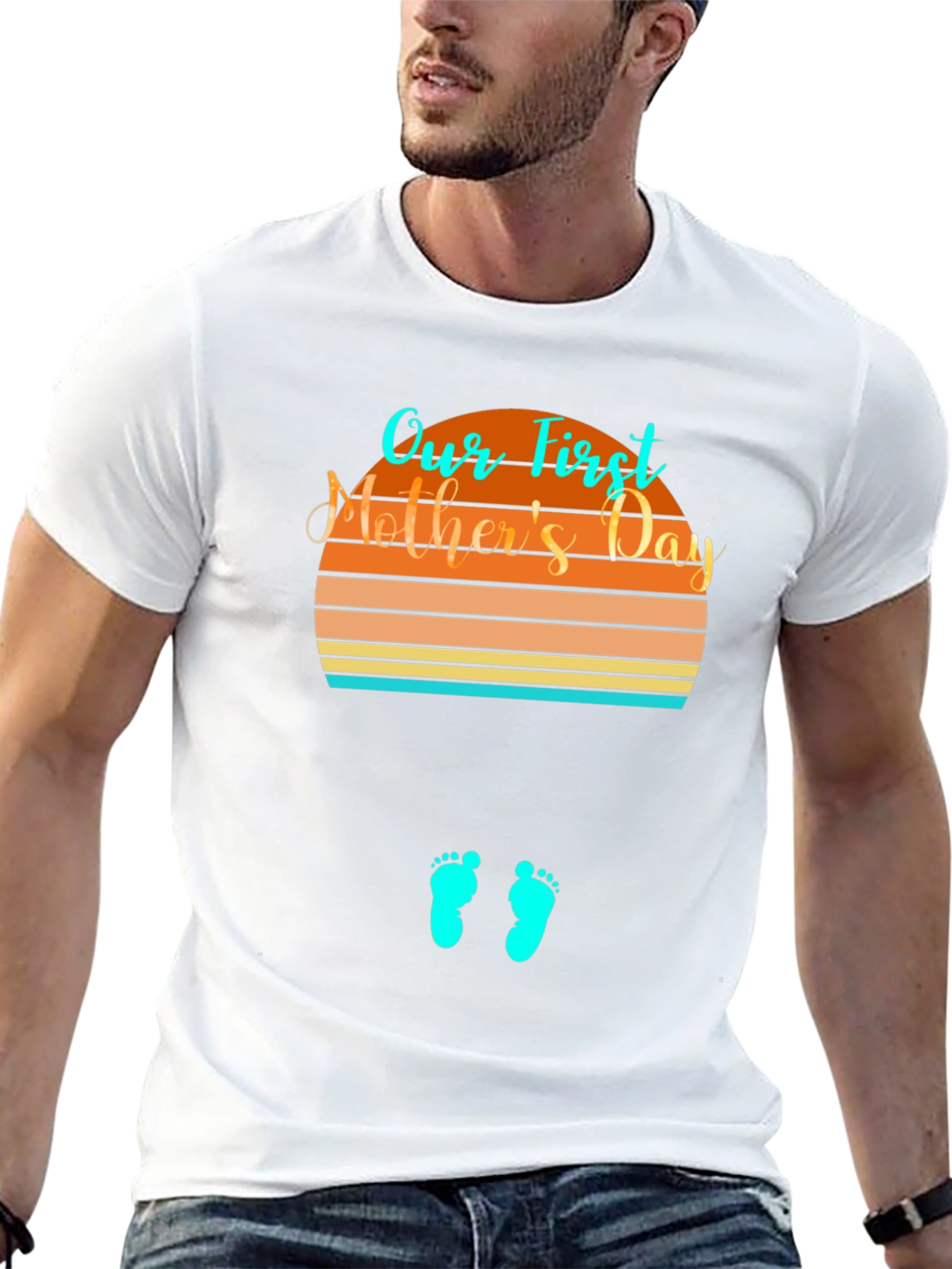First Mothers Day Pregnancy Reveal T-Shirt