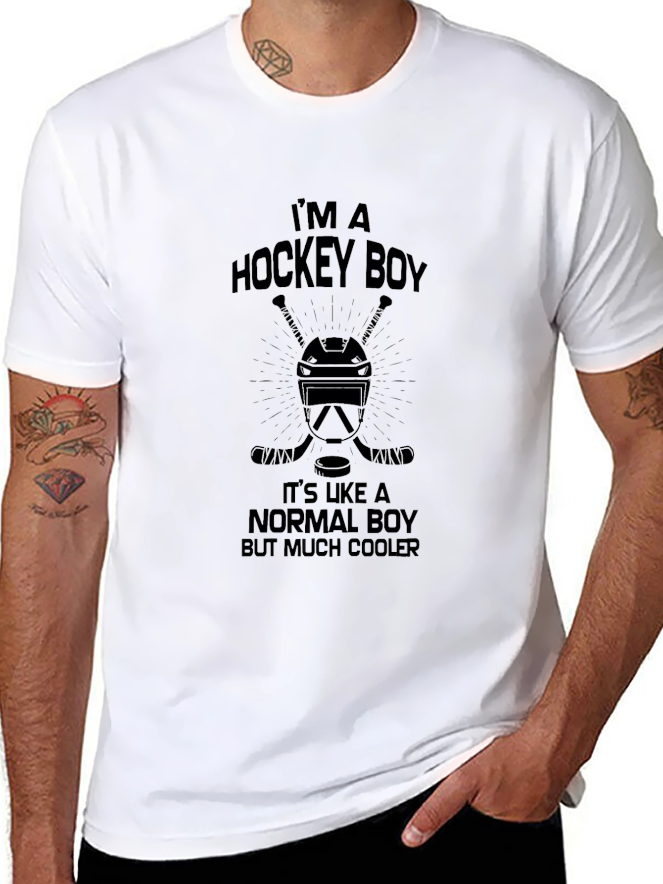 Hockey Boy T-Shirt - Cool & Comfortable