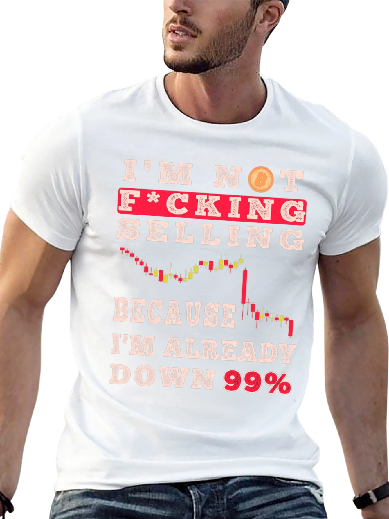 Im Not Selling Crypto T-Shirt - Down 99%