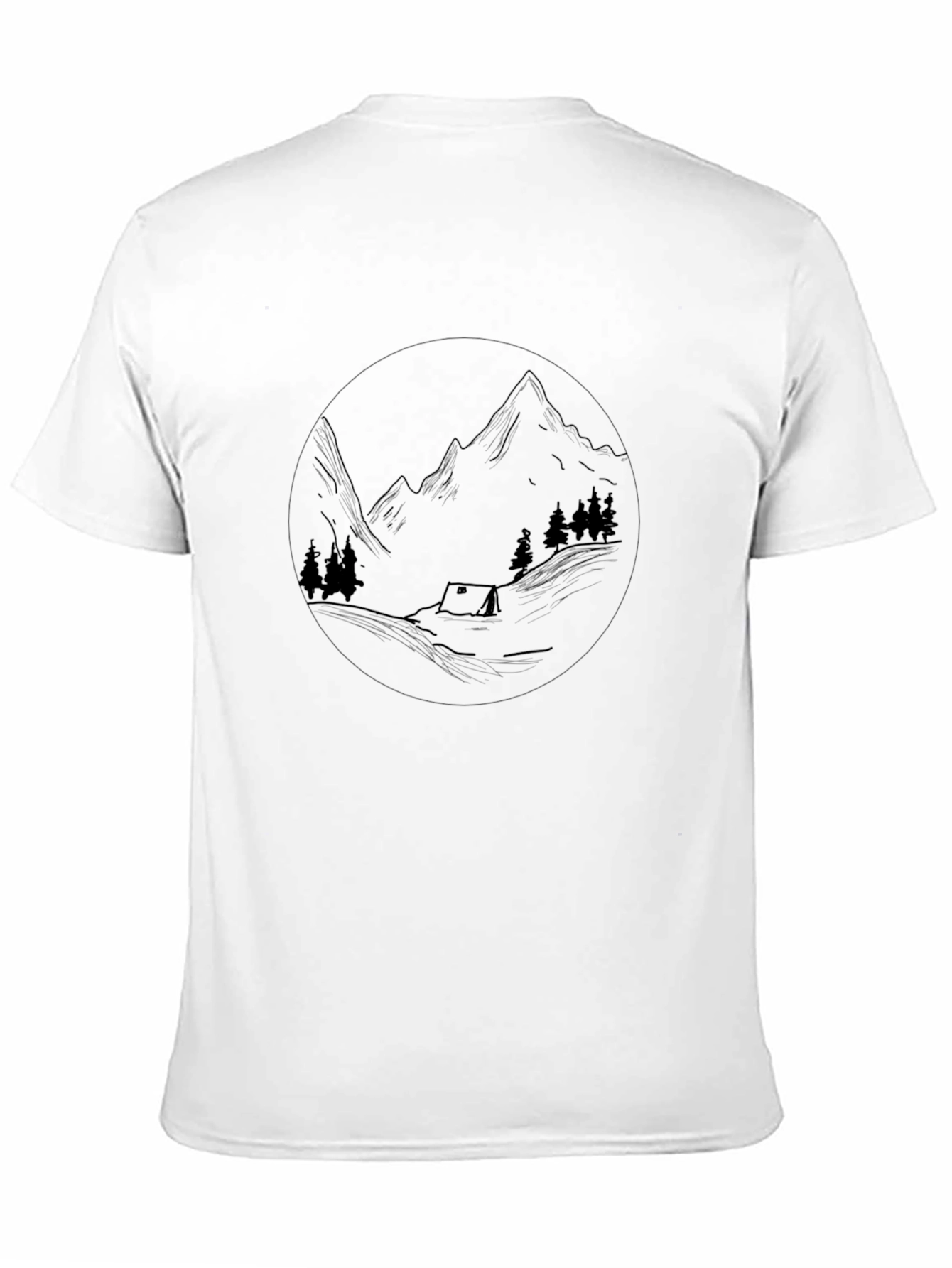 Mountain Scene Graphic Tee