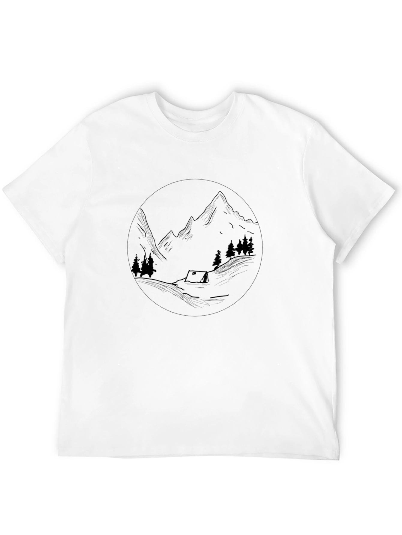 Mountain Scene Graphic Tee