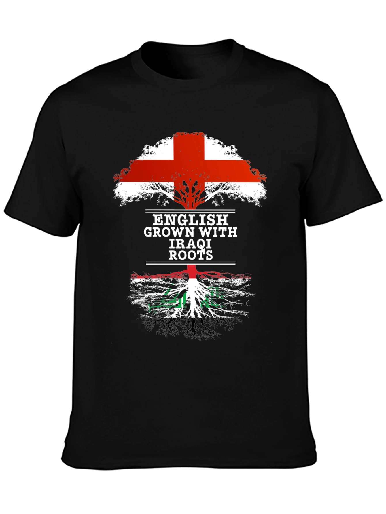 English Grown with Iraqi Roots T-Shirt