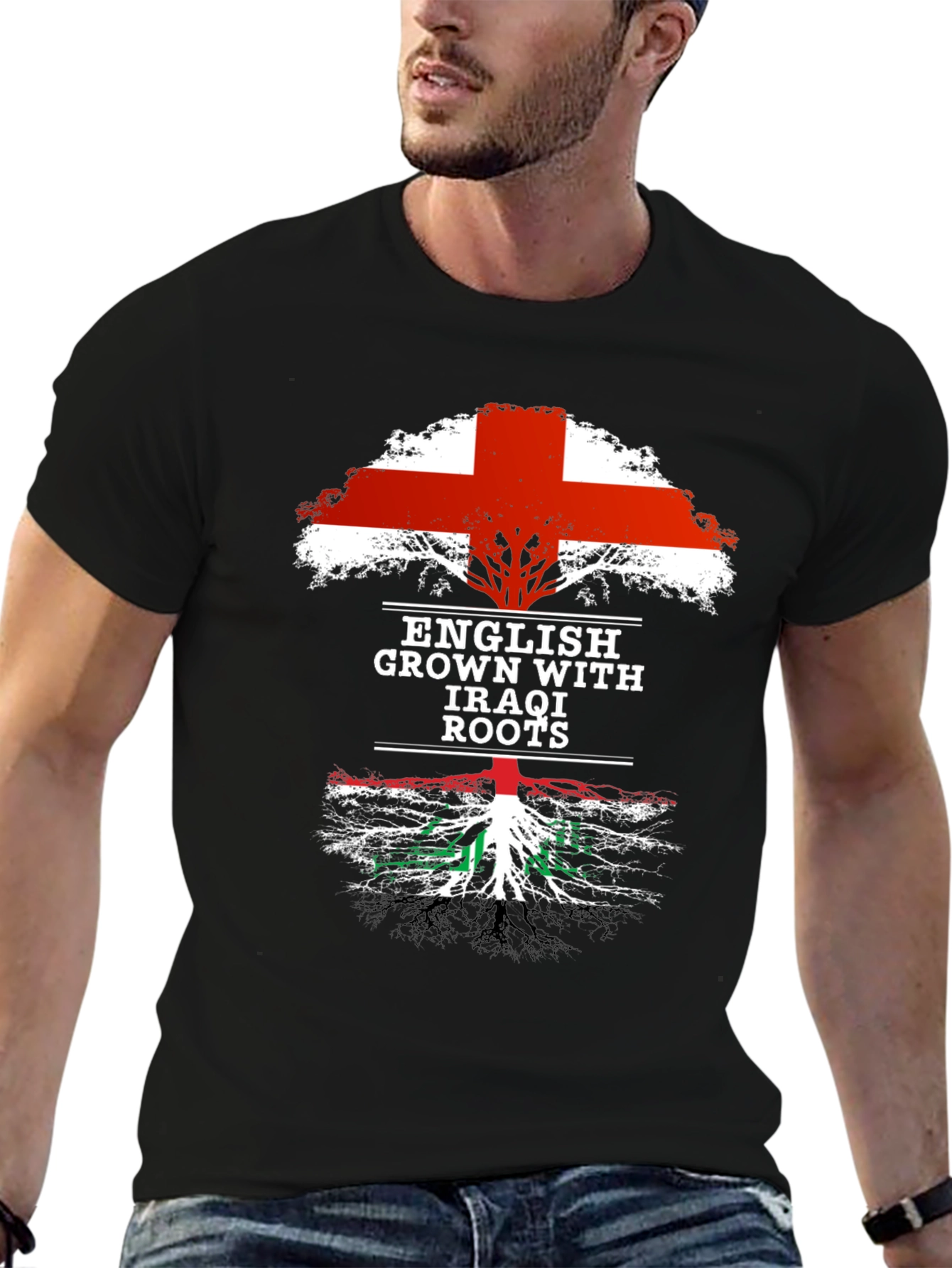 English Grown with Iraqi Roots T-Shirt