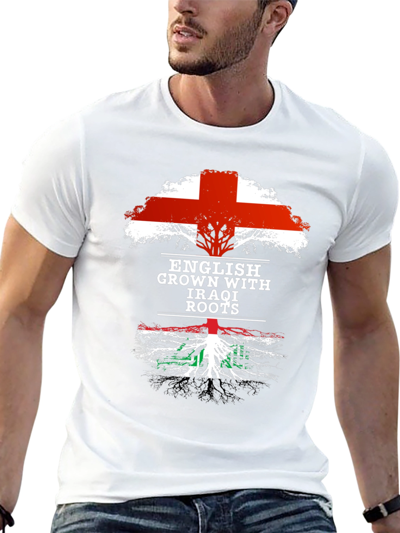 English Grown with Iraqi Roots T-Shirt
