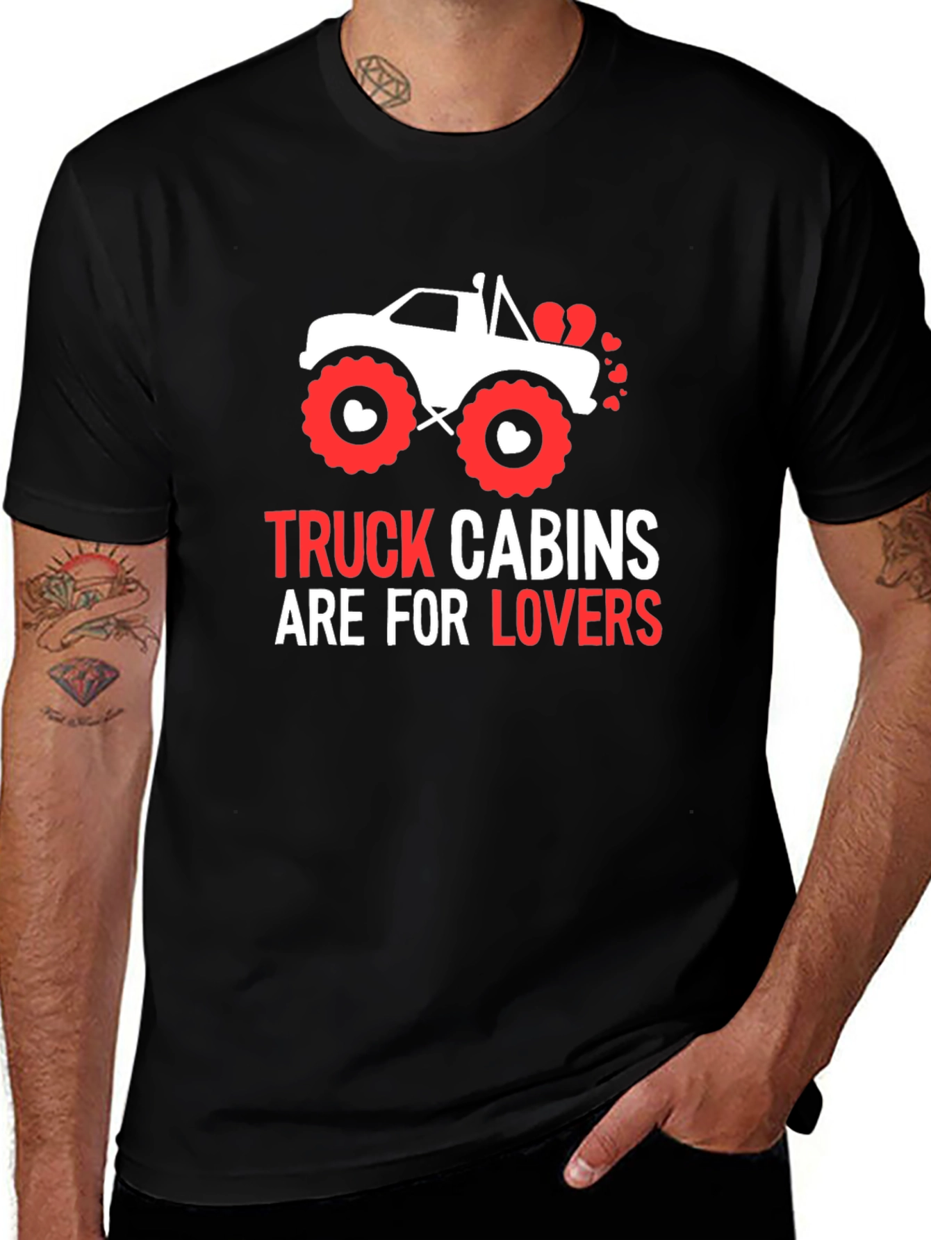 Truck Cabins Are For Lovers Graphic Tee