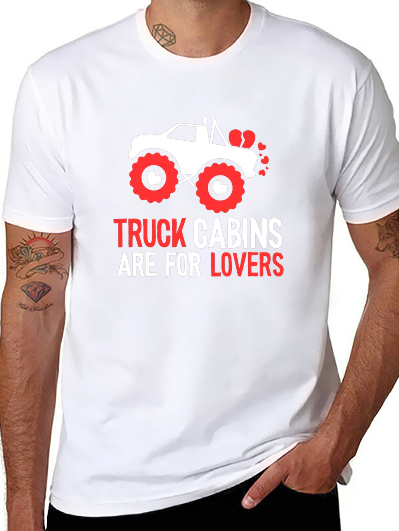 Truck Cabins Are For Lovers Graphic Tee