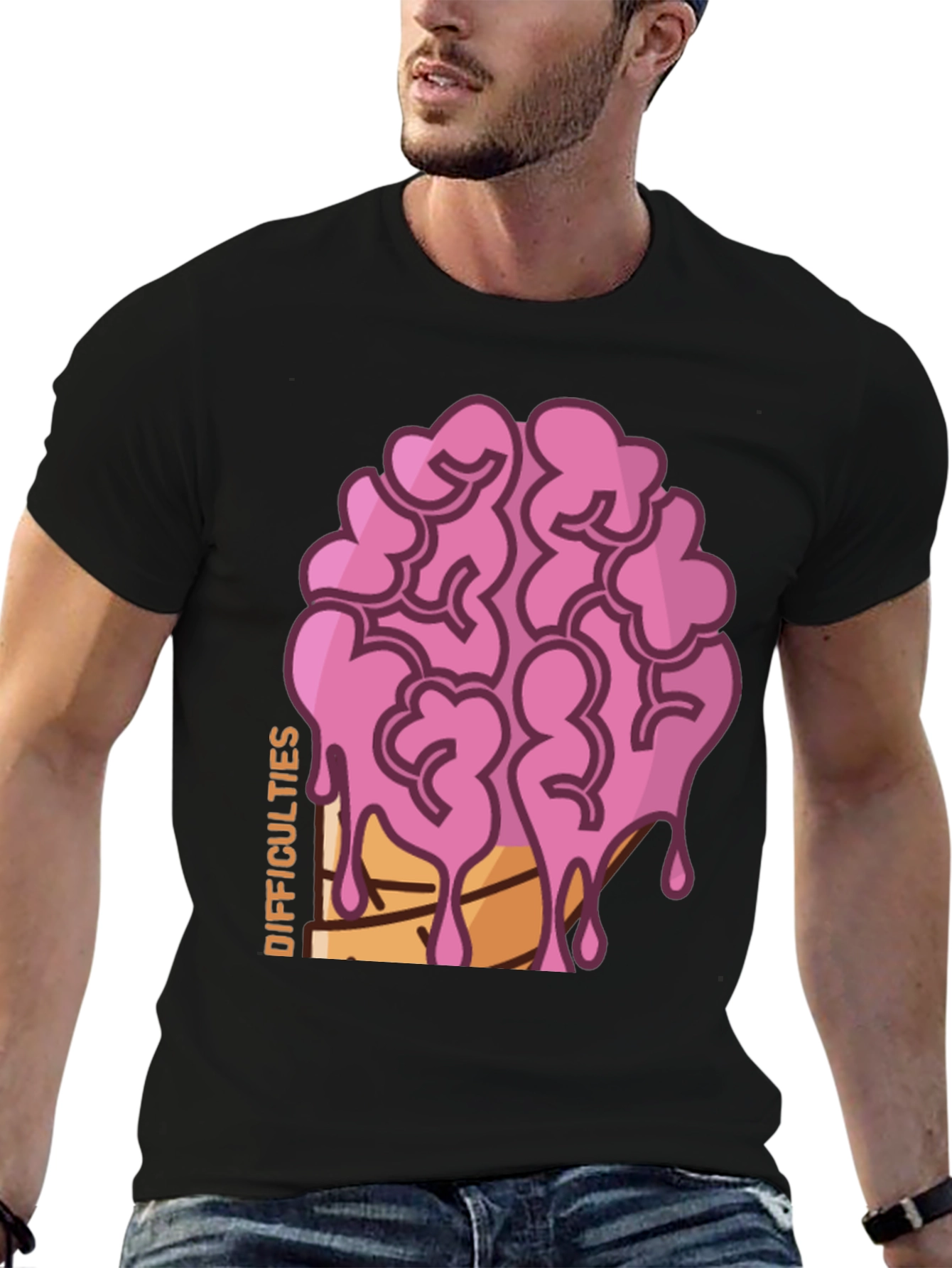 Difficulties Brain Drip T-Shirt