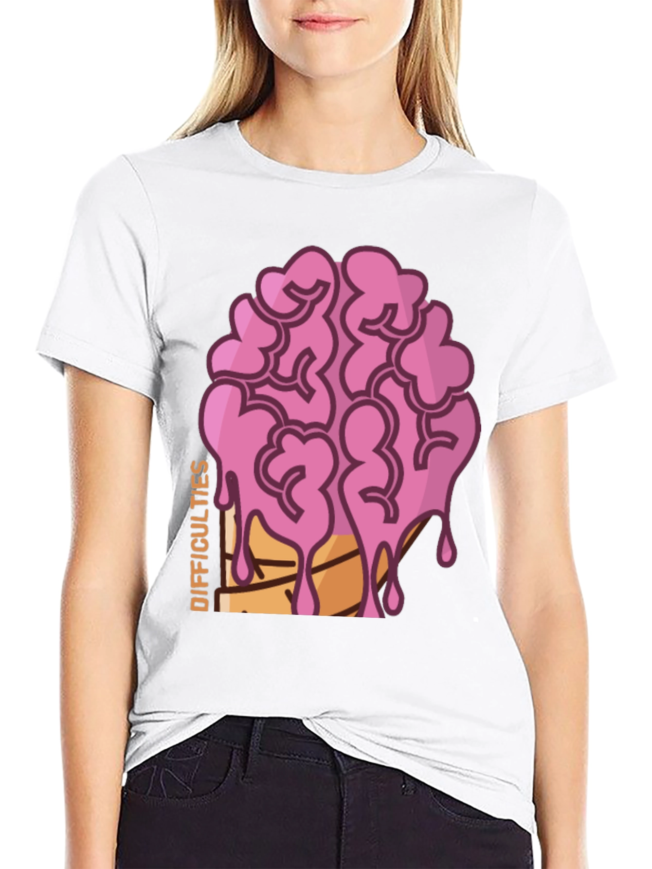 Difficulties Brain Drip T-Shirt
