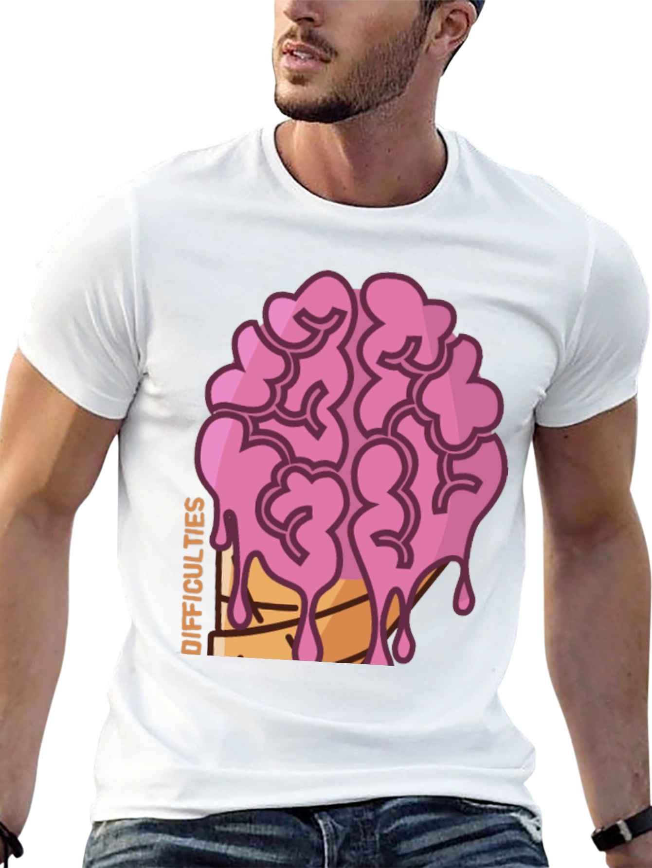 Difficulties Brain Drip T-Shirt