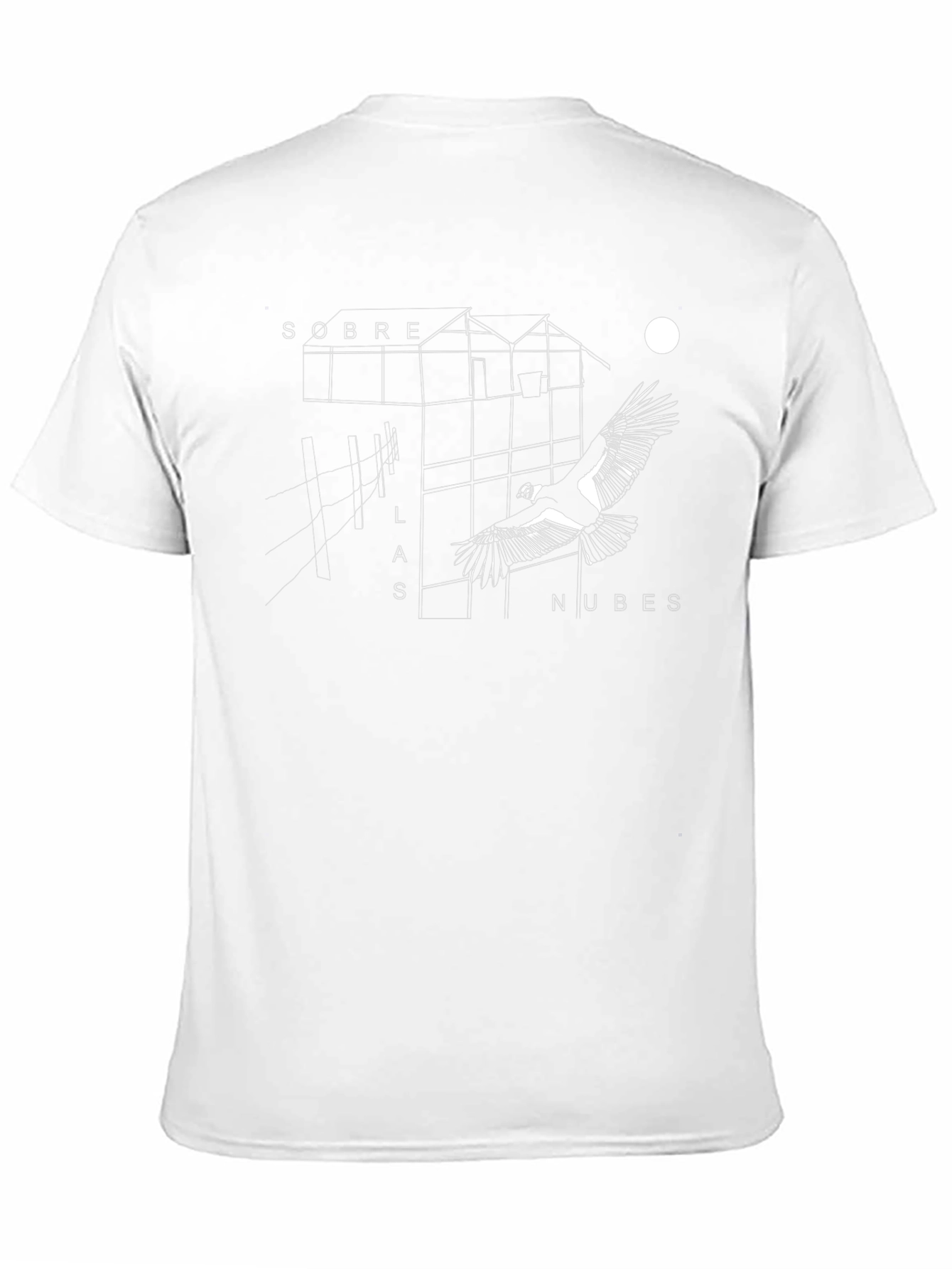Sobre Las Nubes Black Graphic Tee