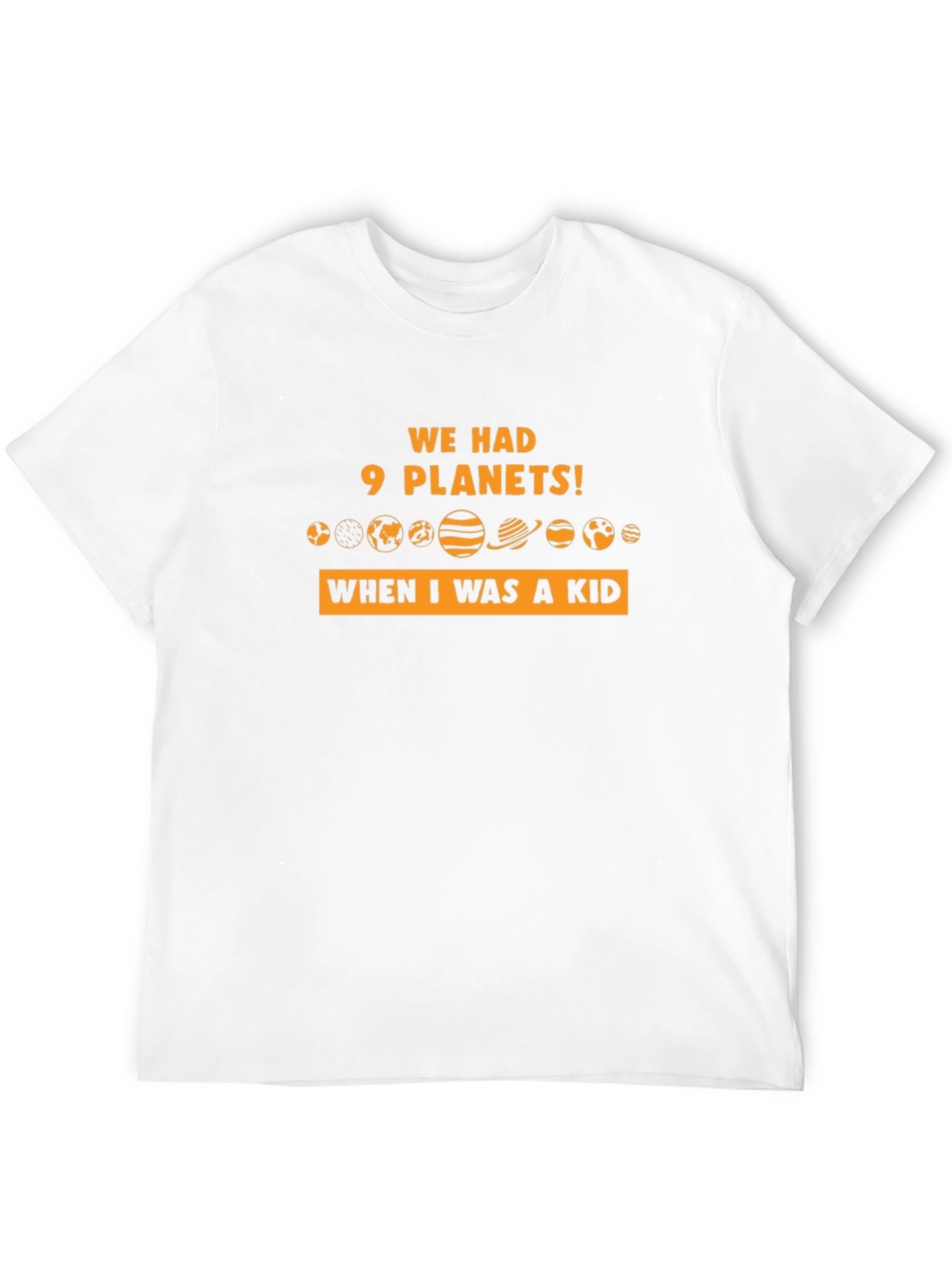 9 Planets T-Shirt - Retro Space Tee