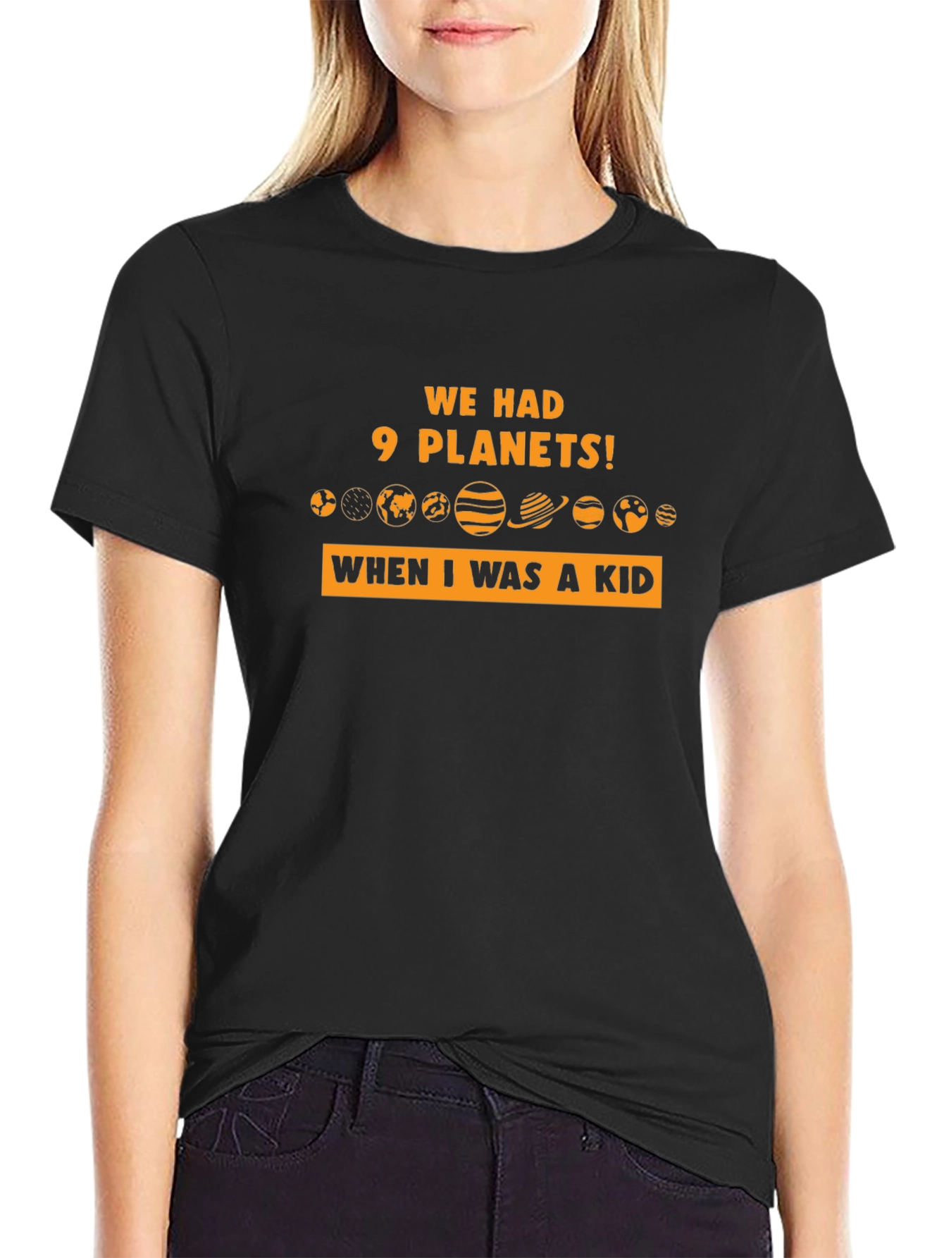 9 Planets T-Shirt - Retro Space Tee