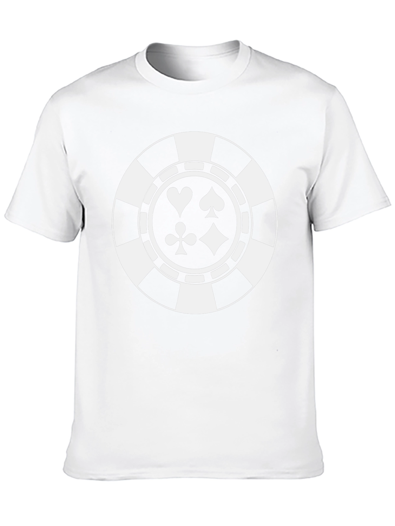 Poker Chip Suits Graphic T-Shirt - Casino Style
