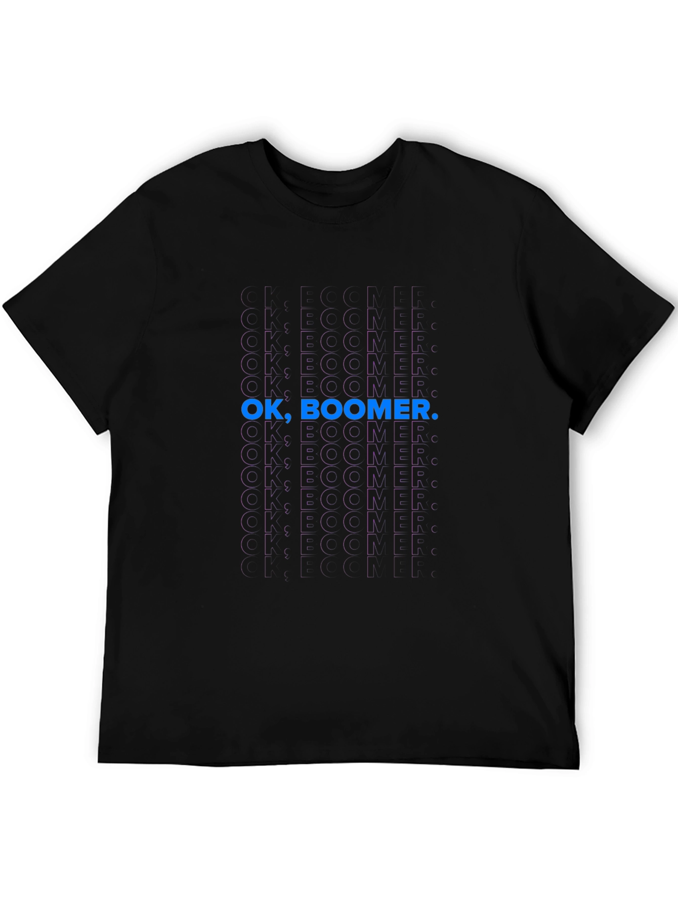 OK Boomer Black Graphic Tee