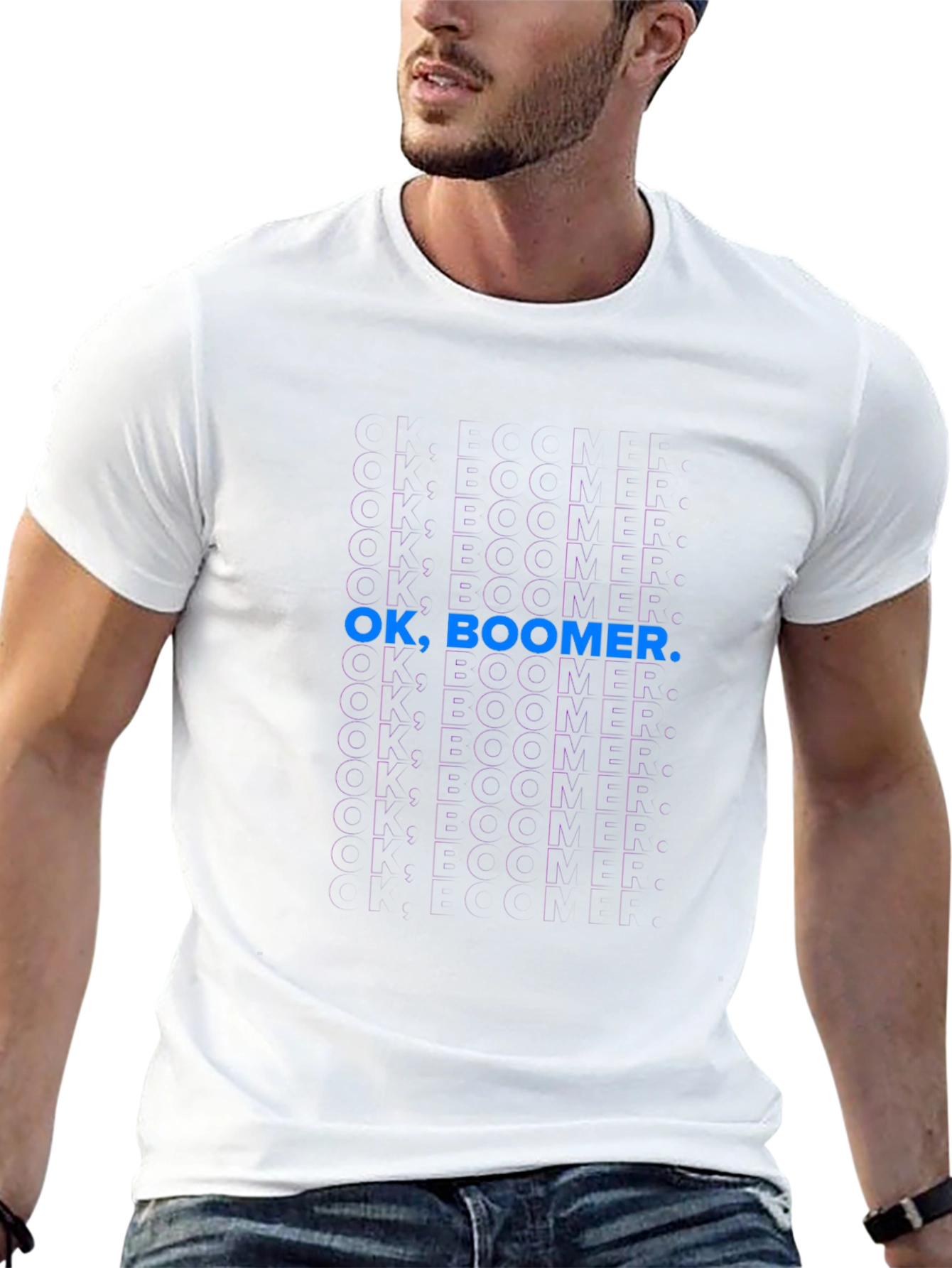 OK Boomer Black Graphic Tee