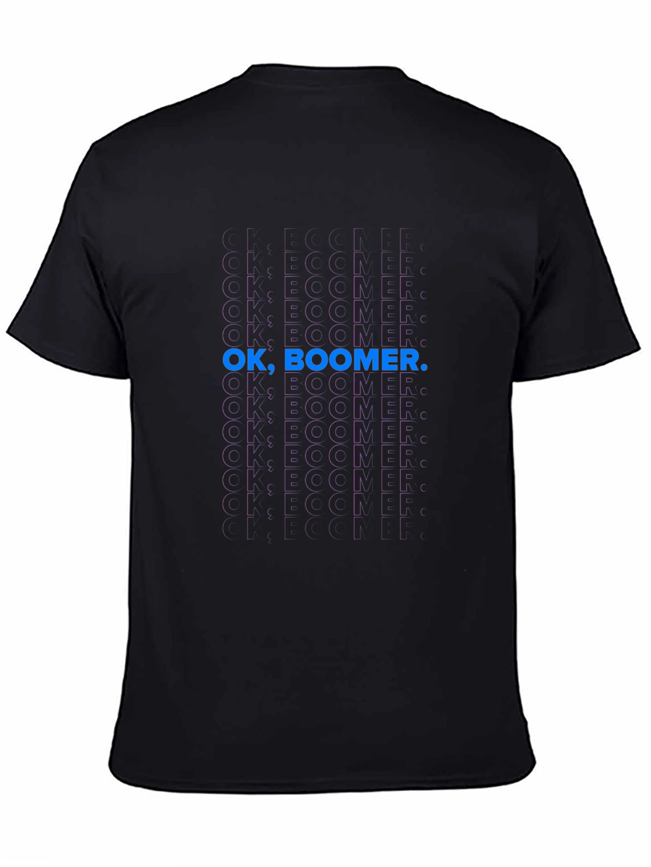 OK Boomer Black Graphic Tee
