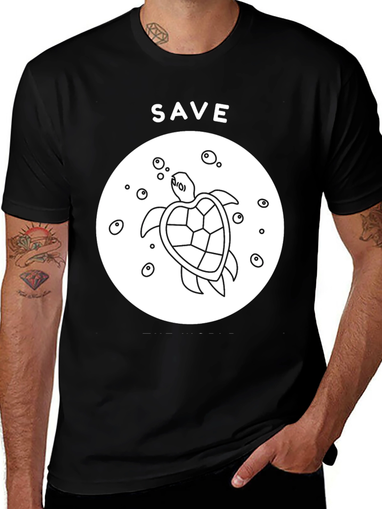 Save the Turtles Graphic Tee