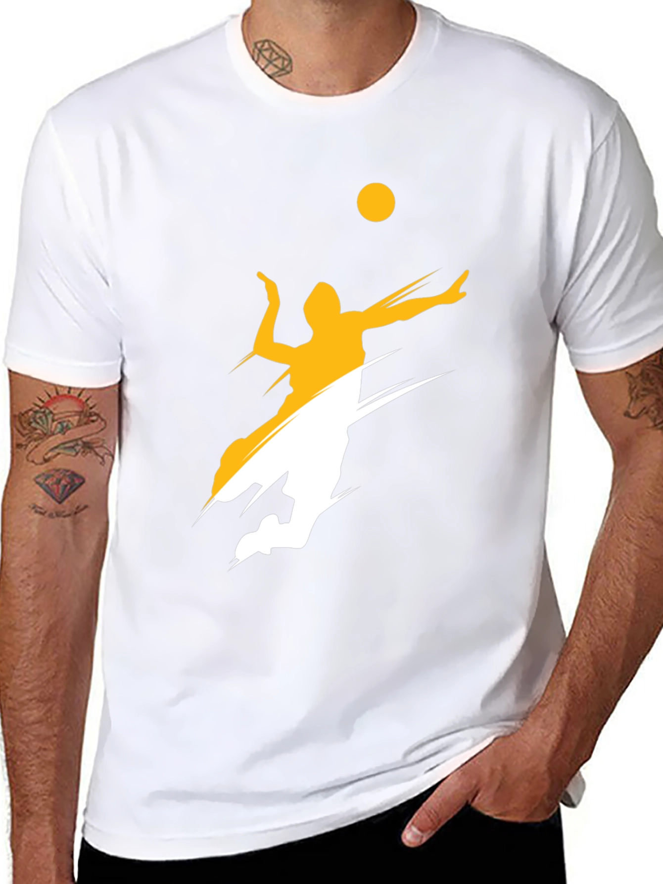 Volleyball Graphic Tee - Athletic Style