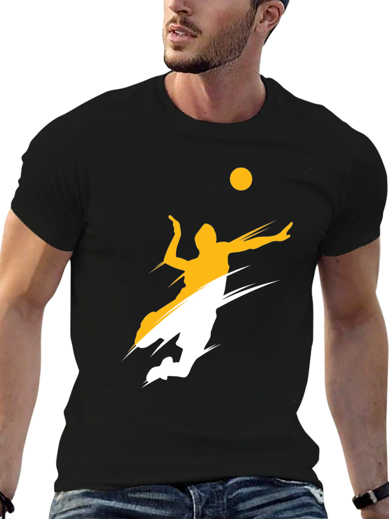 Volleyball Graphic Tee - Athletic Style